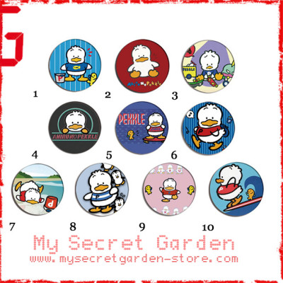 Pekkle ( Ahiru No Pekkle ) - Pinback Button Badge Set 1a or 1b ( or Hair Ties / 4.4 cm Badge / Magnet / Keychain Set )